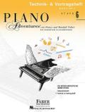 Piano Adventures - Technik- und Vortragsheft Stufe 6für Klavier (dt)