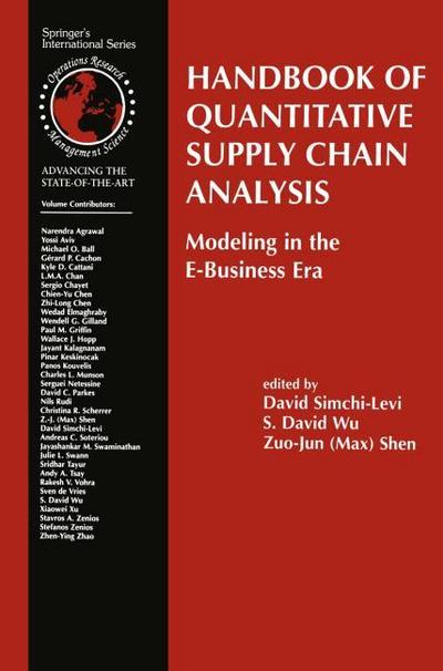 Handbook of Quantitative Supply Chain Analysis