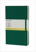 Moleskine Notizbuch, Large, A5, kariert, grün