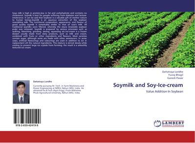 Soymilk and Soy-Ice-cream