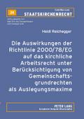 Die Auswirkungen der Richtlinie 2000/78/EG auf das