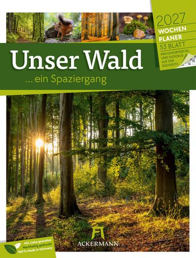 Unser Wald Wochenplaner Kalender 2027