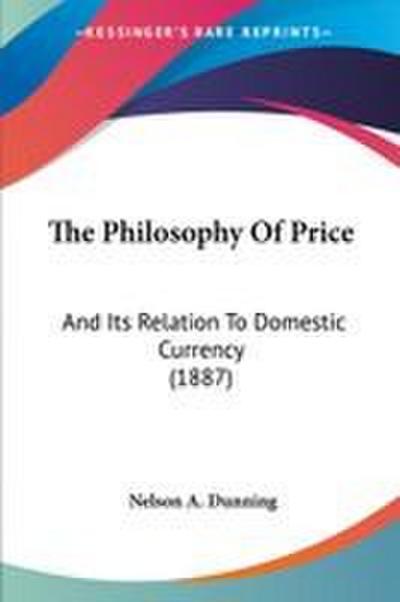 The Philosophy Of Price
