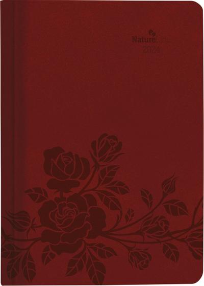 Wochen-Minitimer Nature Line Flower 2024 - Taschen-Kalender A6 - 1 Woche 2 Seiten - 192 Seiten - Umwelt-Kalender - mit Hardcover - Alpha Edition