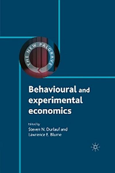 Behavioural and Experimental Economics