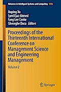 Proceedings of the Thirteenth International Conference on Management Science and Engineering Management