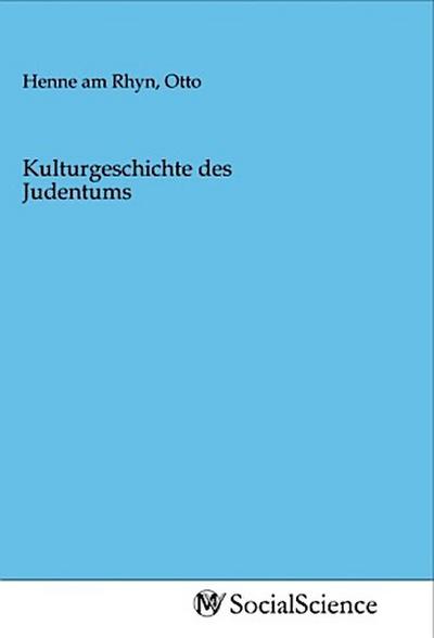 Kulturgeschichte des Judentums