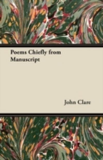 Poems Chiefly from Manuscript