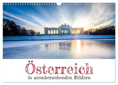 Österreich in atemberaubenden Bildern (Wandkalender 2026 DIN A3 quer), CALVENDO Monatskalender
