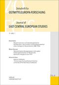 Zeitschrift für Ostmitteleuropa-Forschung (ZfO) 71/1 / Journal of East Central European Studies (JECES)