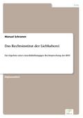Das Rechtsinstitut der Liebhaberei