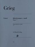 Klaviersonate e-moll op. 7: Instrumentation: Piano