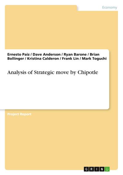 Analysis of Strategic move by Chipotle