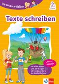 Klett Texte schreiben 2. Klasse: Deutsch-Aufsatz in der Grundschule mit Stickern (Die Deutsch-Helden)