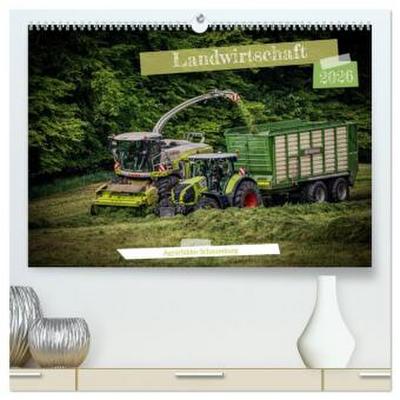 Landwirtschaft 2026 (hochwertiger Premium Wandkalender 2026 DIN A2 quer), Kunstdruck in Hochglanz