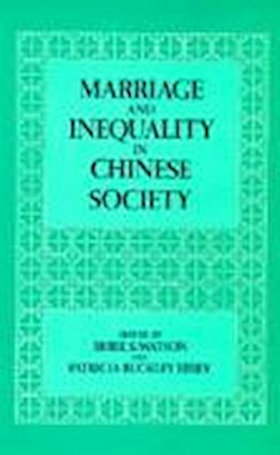Marriage and Inequality in Chinese Society