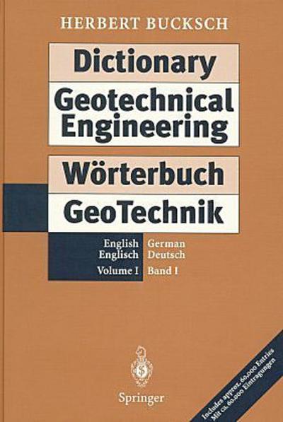 Wörterbuch GeoTechnik Englisch-Deutsch