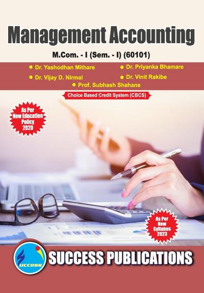 Management Accounting,First Year M.Com,Sem-I-English