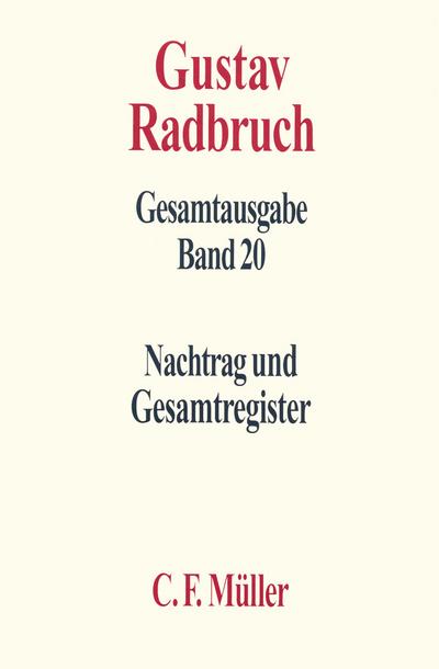 Gesamtausgabe 20