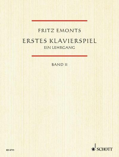 Erstes Klavierspiel II