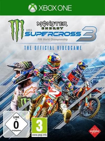 Monster Energy Supercross - The Official Videogame 3, 1 Xbox One-Blu-ray Disc