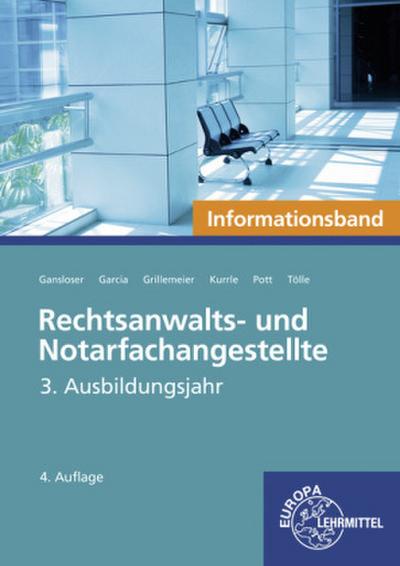 Rechtsanwalts- und Notarfachangestellte, Informationsband 3. Ausbildungsjahr