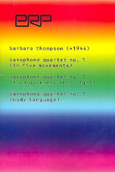 3 Quartettefür 4 Saxophone (SATBar)