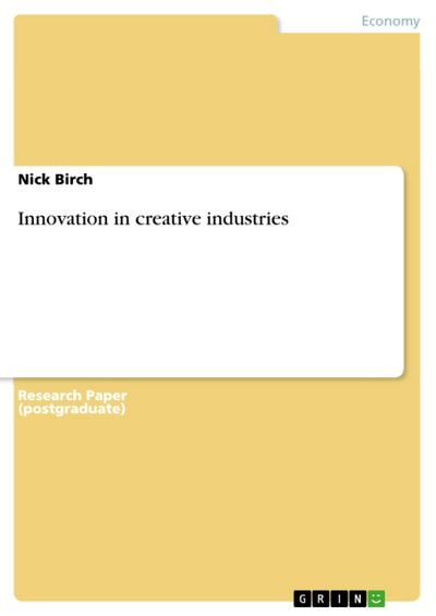 Innovation in creative industries