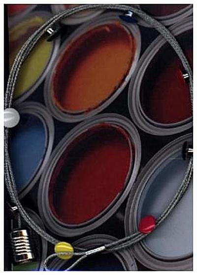 Trendform Fotodraht DOTS, 8 Magnete 150cm / Postkarte