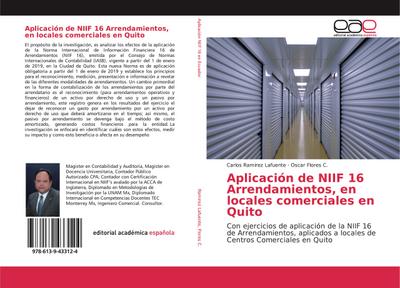 Aplicación de NIIF 16 Arrendamientos, en locales comerciales en Quito