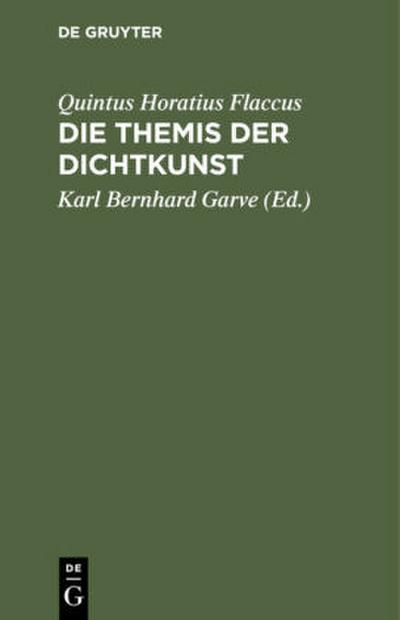 Die Themis der Dichtkunst