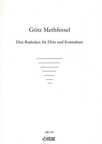 3 Burleskenfür Flöte und Kontrabass