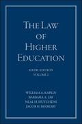 The Law of Higher Education, Volume 2, A Comprehensive Guide to Legal Implications of Administrative Decision Making