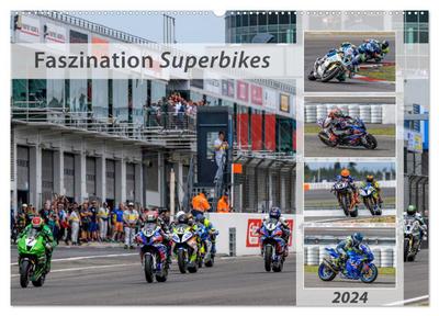 Faszination Superbikes (Wandkalender 2024 DIN A2 quer), CALVENDO Monatskalender