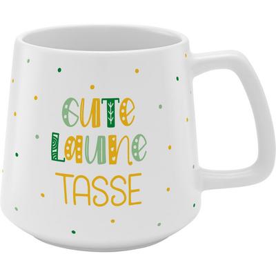 GRUSS & CO Tasse konisch "Gute Laune Tasse"