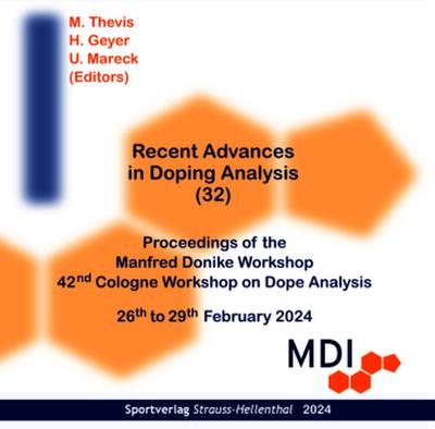 Recent Advances in Doping Analysis (32) - CD-Rom, CD-ROM