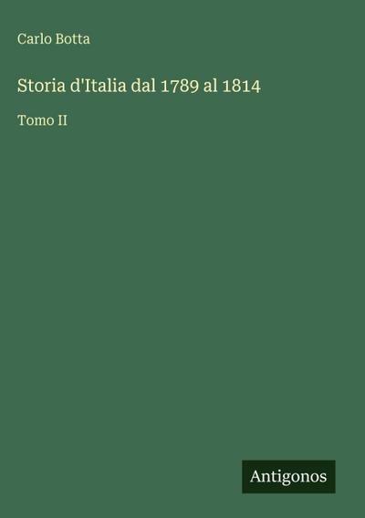 Storia d’Italia dal 1789 al 1814