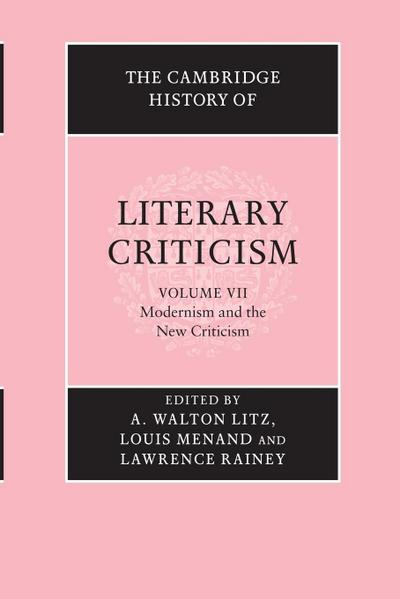 Modernism and the New Criticism