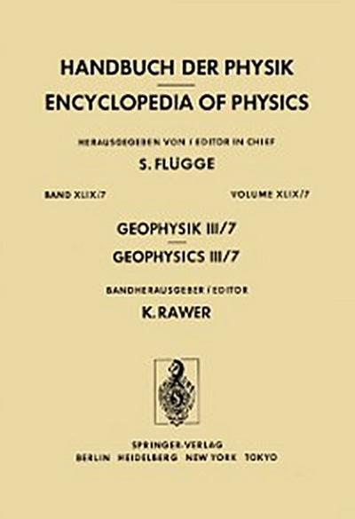 Geophysik III / Geophysics III