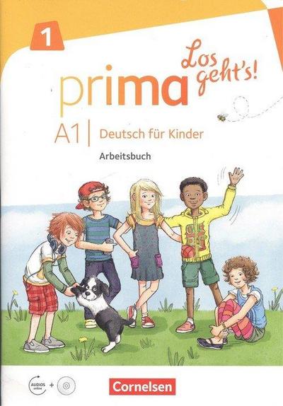Prima - Los geht’s! Band 1 - Arbeitsbuch mit Audio-CD und Stickerbogen