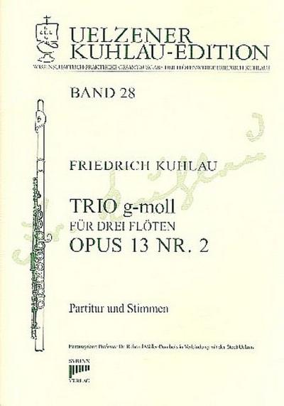 Trio g-Moll op.13,2für 3 Flöten