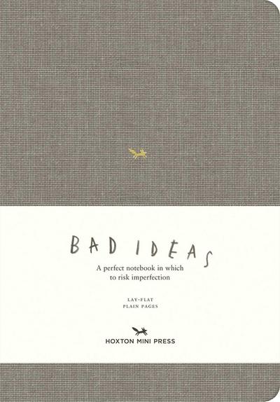 A Notebook for Bad Ideas (Large / Light Grey / Unlined)