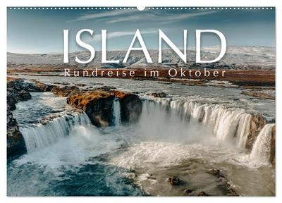 Island - Rundreise im Oktober (Wandkalender 2026 DIN A2 quer), CALVENDO Monatskalender