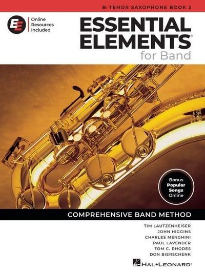 Essential Elements for Band - BB Tenor Saxophone Book 2 with Eei