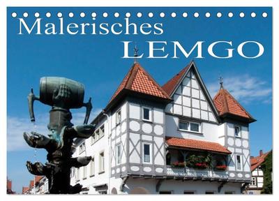 Malerisches Lemgo (Tischkalender 2024 DIN A5 quer), CALVENDO Monatskalender