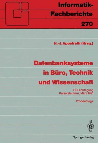 Datenbanksysteme in Büro, Technik und Wissenschaft