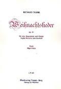 Weihnachtslieder op.61für Gesang (hoch) und Klavier