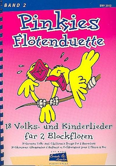 Pinkies Flötenduette Band 2für 2 Sopranblockflöten