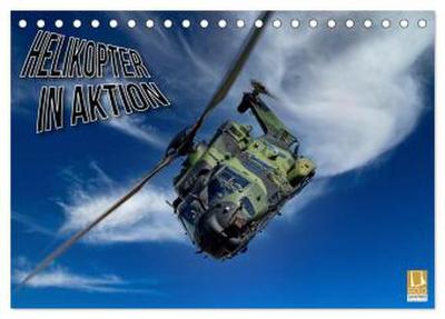 Helikopter in Aktion (Tischkalender 2026 DIN A5 quer), CALVENDO Monatskalender