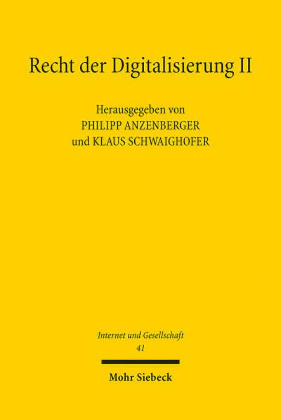 Recht der Digitalisierung II